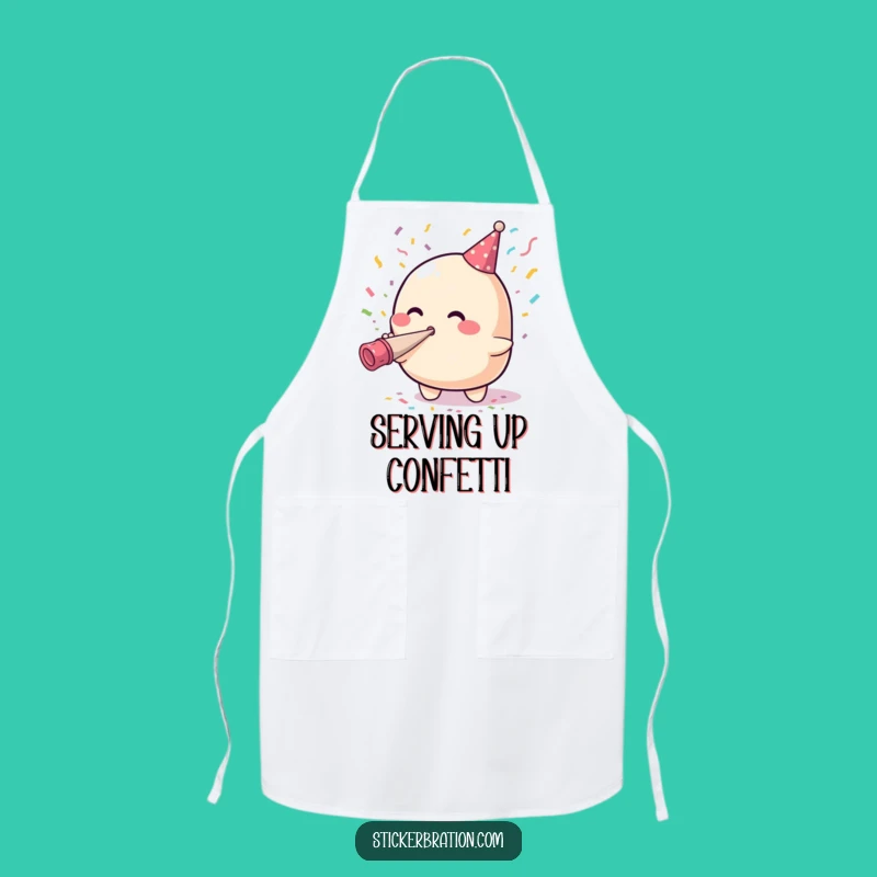 Funny Blob Party Horn Apron: Cook Up Fun with This Hilarious Kitchen Accessory