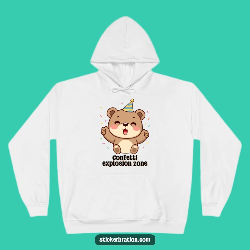 Funny Bear Party Hoodie: Cozy Celebrations & Bear Hugs
