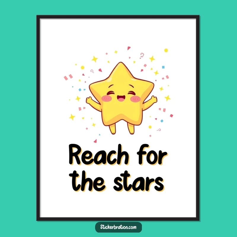 Free Printable Star Juggler Wall Art: Funny Downloadable Decor for a Sparkling Space