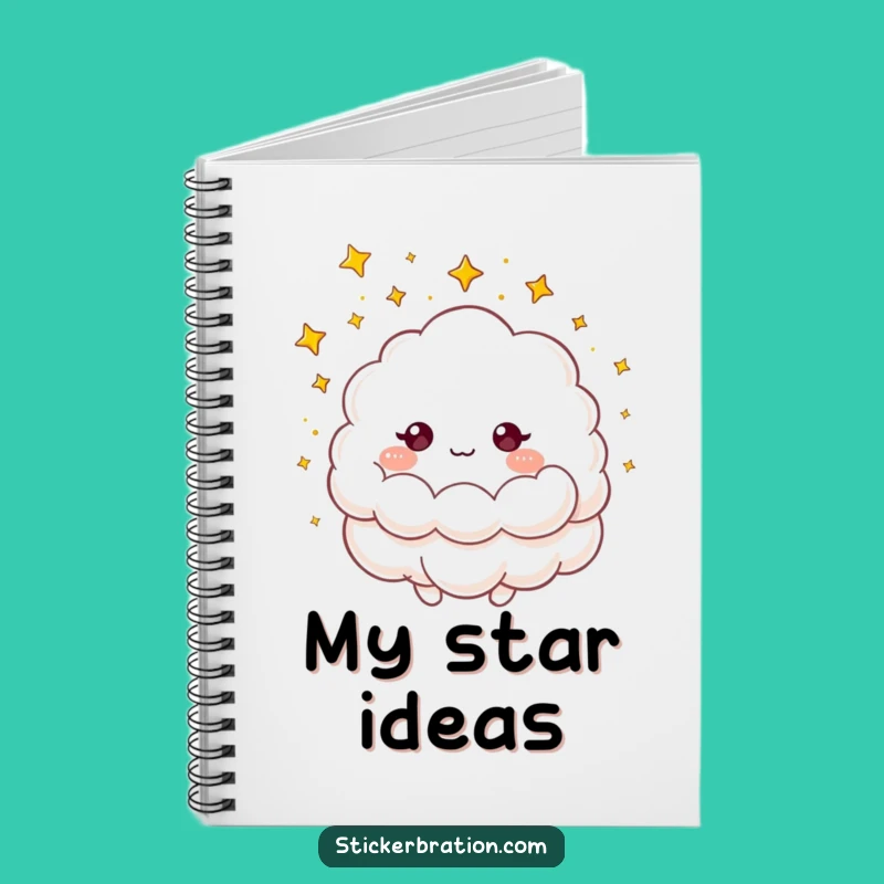Funny Cloud Stars Notebook: Jot Down Magical Ideas with This Hilarious Stationery