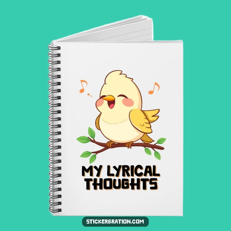 Funny Bird Song Notebook - Jot Down Melodies, Cheerful Diary, Great Gift!