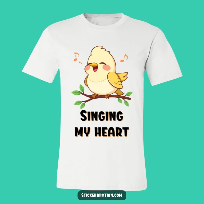 Funny Bird Song T-Shirt - Melodious Tune, Wearable Happiness, Great Gift!