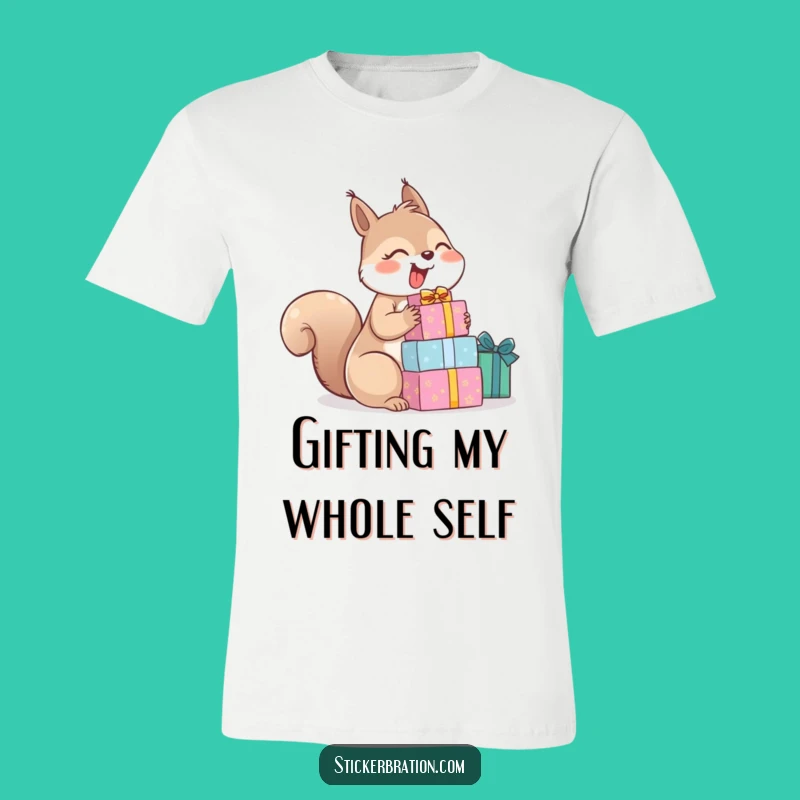 Funny Giggling Squirrel Gifts T-Shirt: Wear Your Joy with Hilarious Style