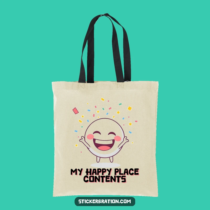 Funny Confetti Welcome Tote Bag: Humorous Carry-All for Party Essentials